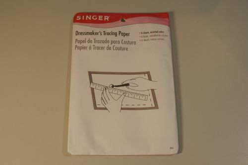 SINGER DRESSMAKER'S TRACING PAPER 6 SHEETS